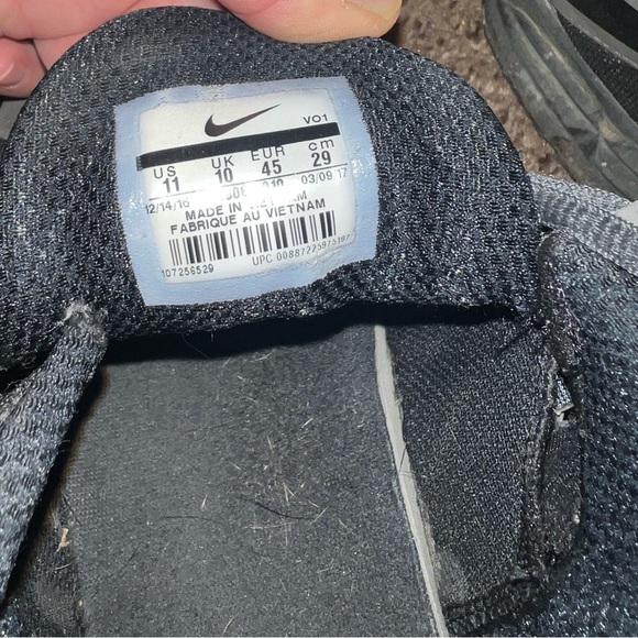 Nike Lunar Fingertrap TR Black Size 11 - Picture 2 of 8